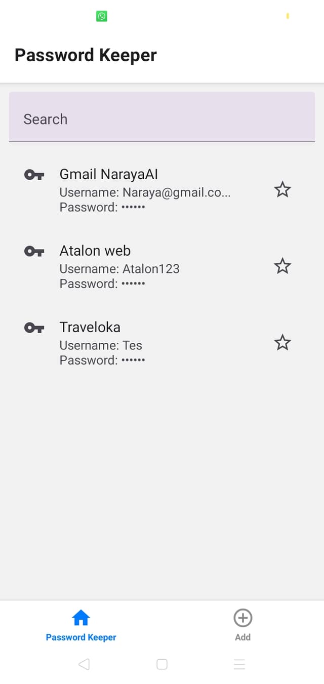 Brankas Password 2